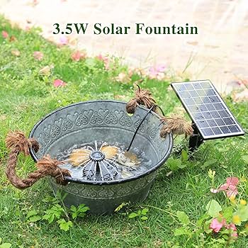 Cheap Solar Fountain Pump for Birdbath: Affordable Eco-Friendly Bliss