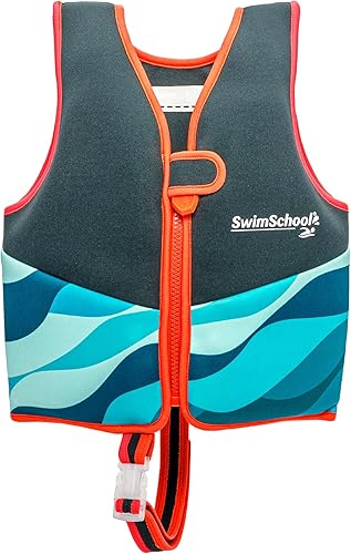 Vista 30 de SwimSchool Chalecos de entrenamiento de natación para niños pequeños de 2 a 6 años – Niños/niñas – Varios colores/estilos – Flotadores para aprender