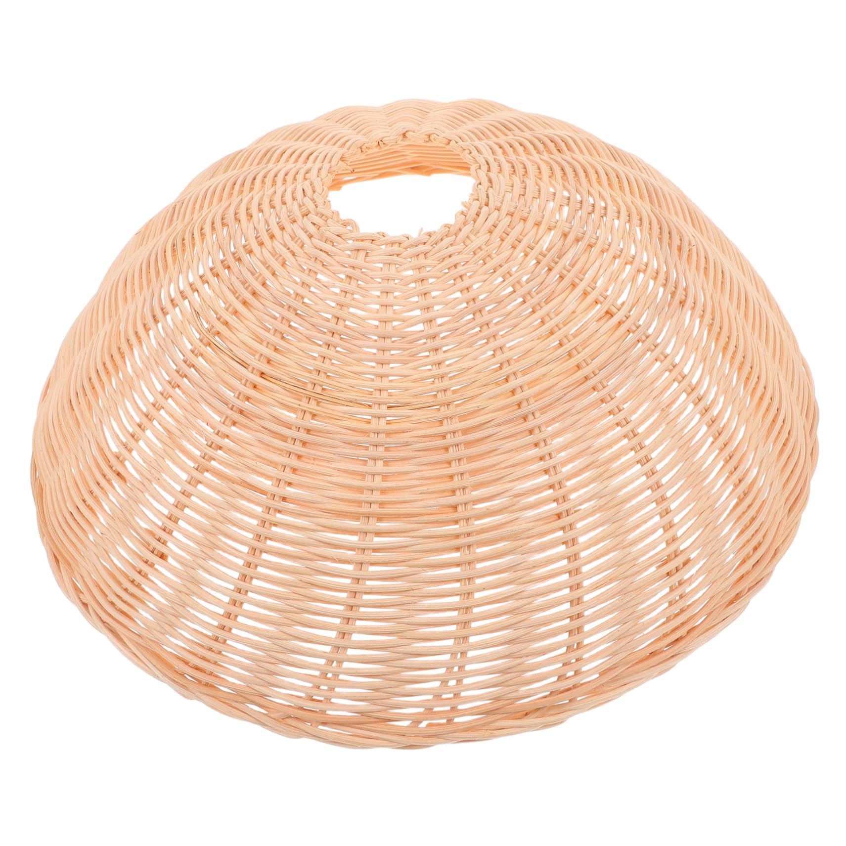 SHINEOFI 2 Pezzi paralume lampadario in rattan arredamento paralume ombra della lampadina decorativo da soffitto lampada da tavolo da pranzo rustico paralumi per hotel