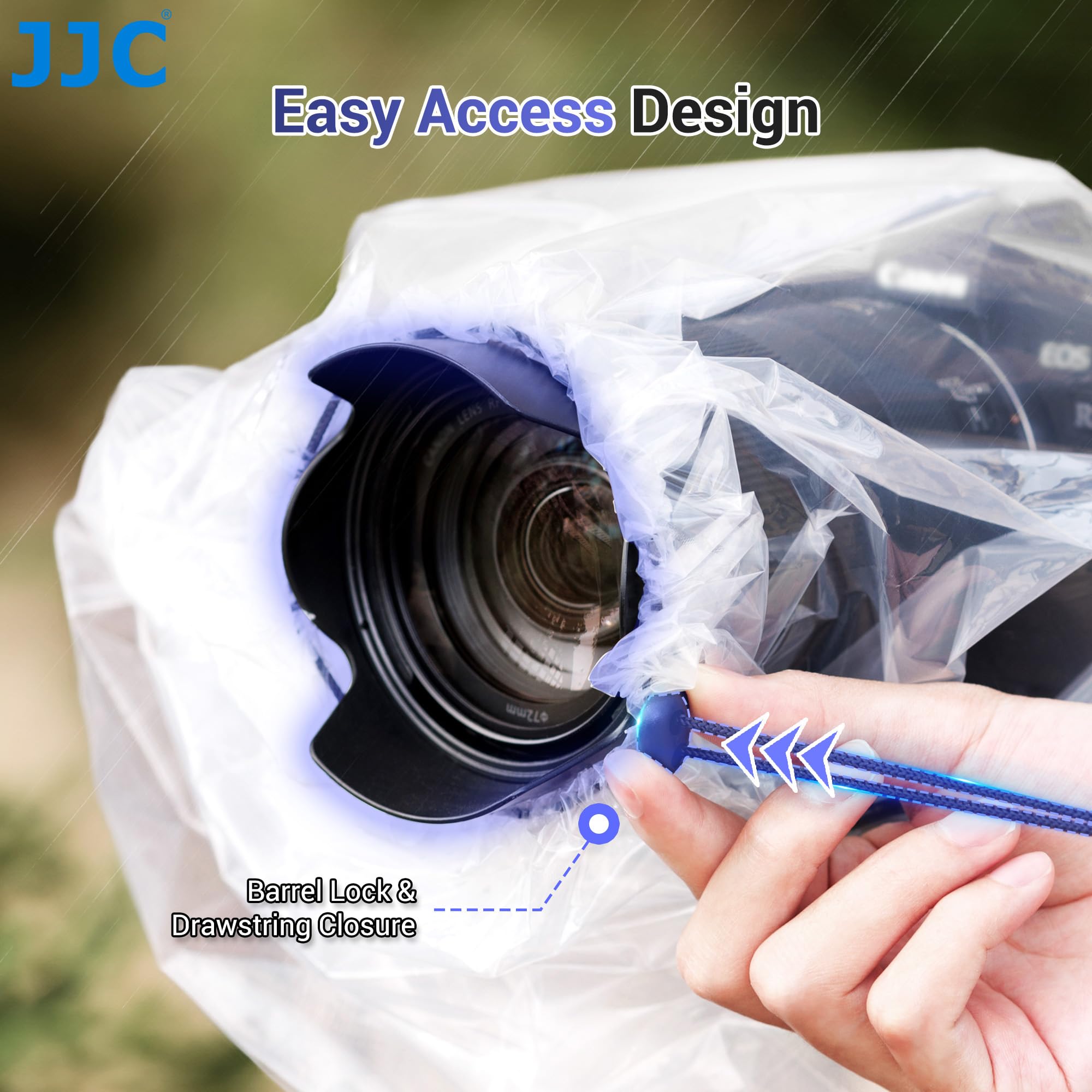 JJC 2 Pack Housse de Pluie Transparente pour Stabilisateur, Protecteur Imperméable pour DJI RS3 Pro Mini RSC 2 Ronin-SC ZHIYUN WEEBILL 3S Crane 4 et Plus Stabilisateur Inférieur à 16,3 x 8,6 x 7,7 ''