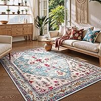 Vista 11 de Lahome Alfombra de camino de cocina lavable con diseño tribal bohemio de 2 x 8 pies, alfombra suave para pasillos, antideslizante, estilo vintage