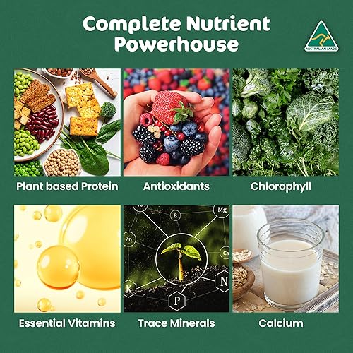 Miniatura 2 de Biogenesis SuperGreens Plus Polvo  10.58 oz  Sin sabor  Clorella orgánica, pasto de trigo, hierba de cebada y espirulina  Cultivado en Australia