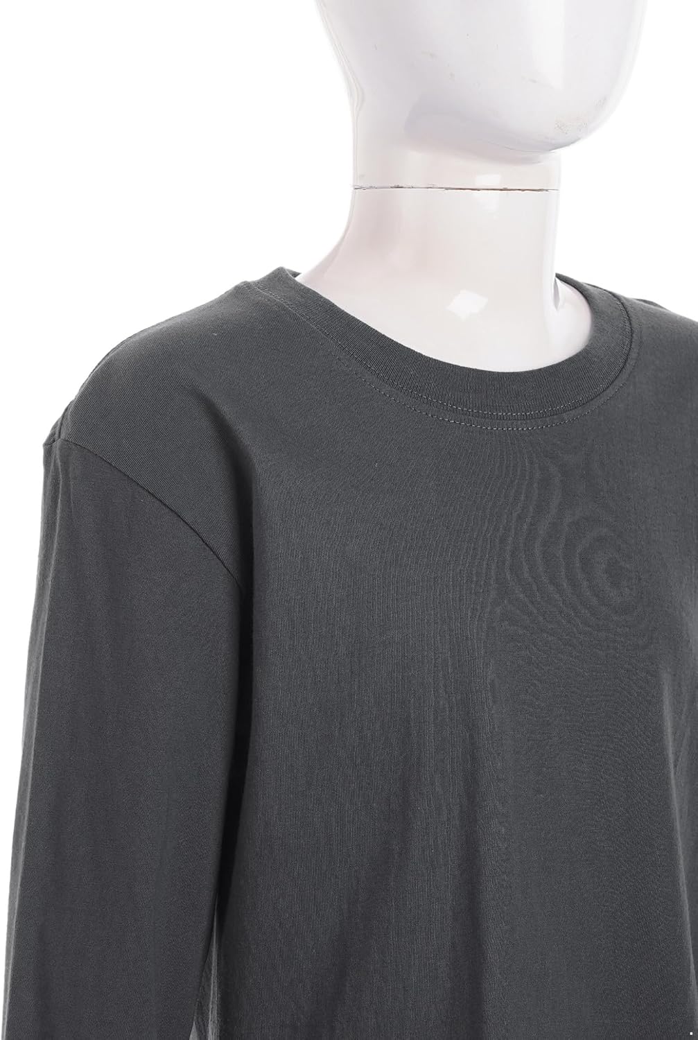 Kids Boys Girls Cotton Round Neck Warm Top Basic Long Sleeves Thermal Underwear Tops Baselayer Stretch Shirts