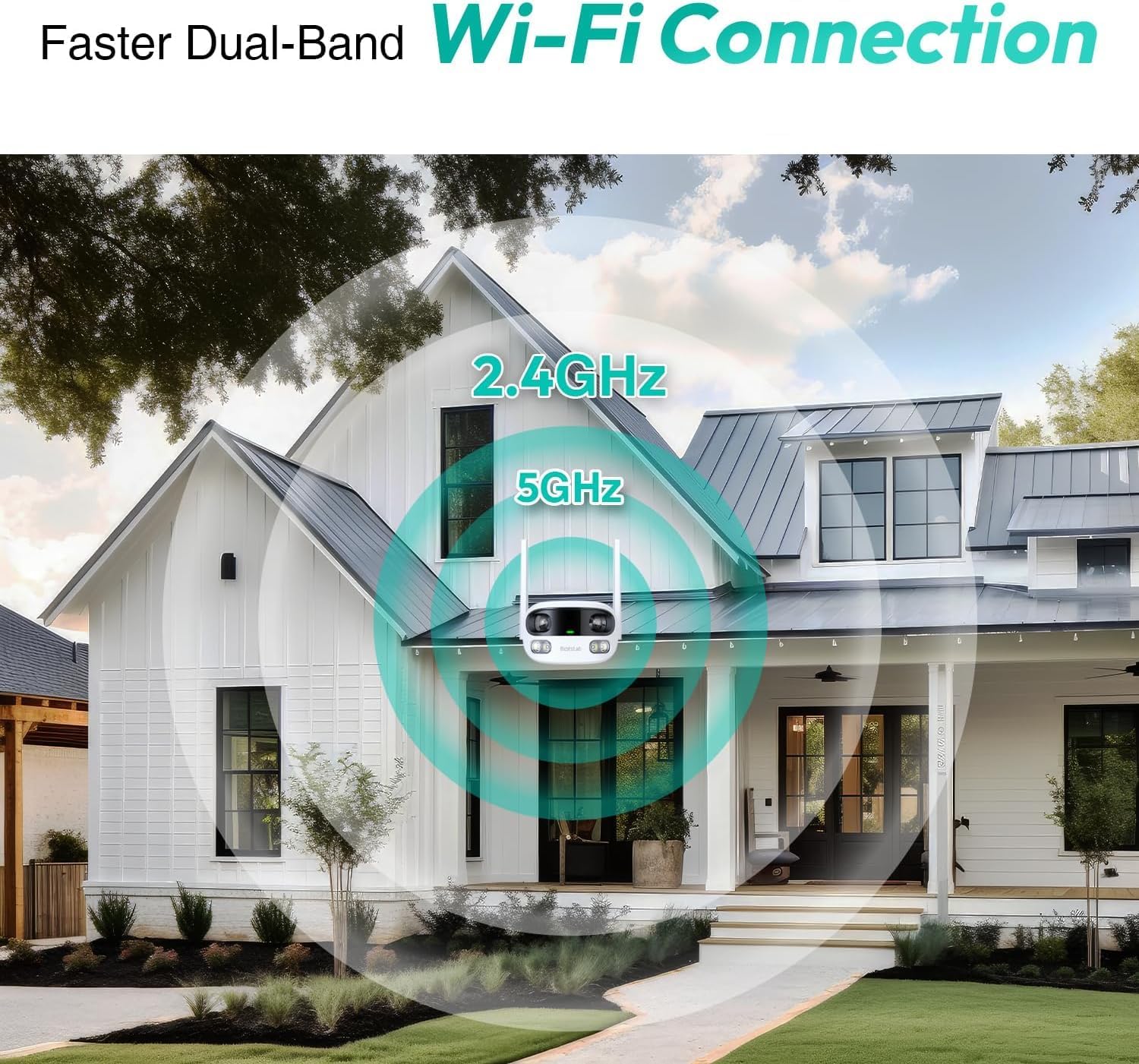 BOTSLAB Security Camera Wi-Fi Connection