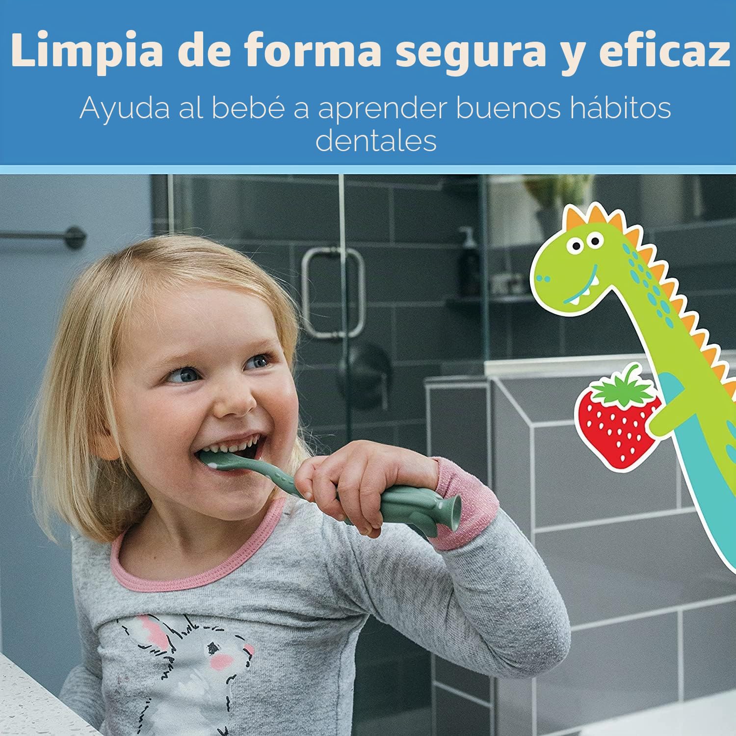 Dr. Brown's HG061-P4 - Juego de cepillos de dientes para bebés