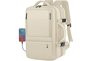 40L Carry-On Large Travel Backpack for Women, Expandable Weekender Backpack