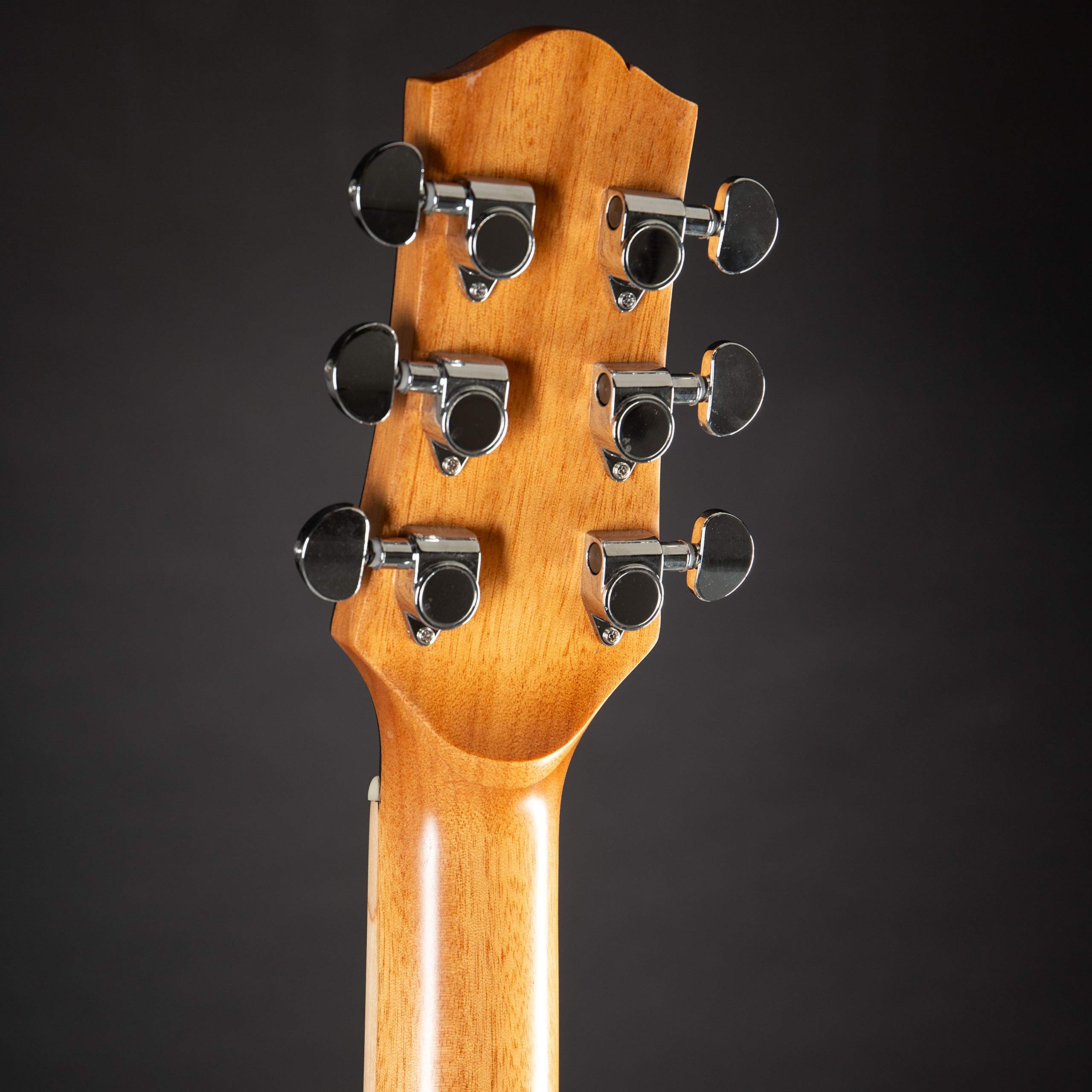 Red Hill DCE-48-S Westerngitarre, Dreadnought Bauform, Massive Fichtendecke, Mahagoni Boden und Zargen, 20 Bünde, JM-6T Tonabnehmersystem, Integriertes Stimmgerät, Mattes Finish