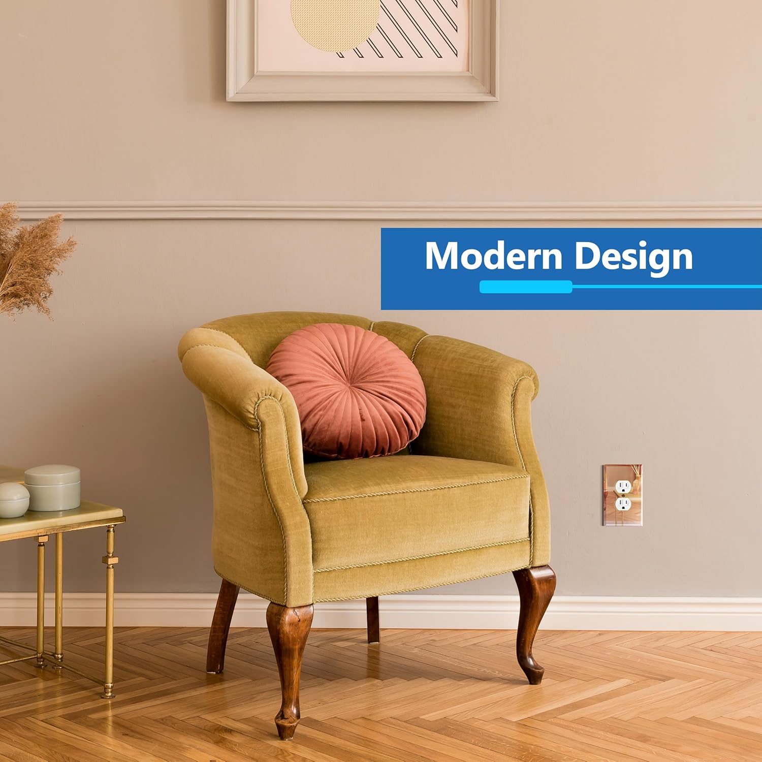 LIDER デュプレックスコンセントウォールプレート ミラーコンセントカバー デュプレックスコンセント プレキシガラスコンセントカバ