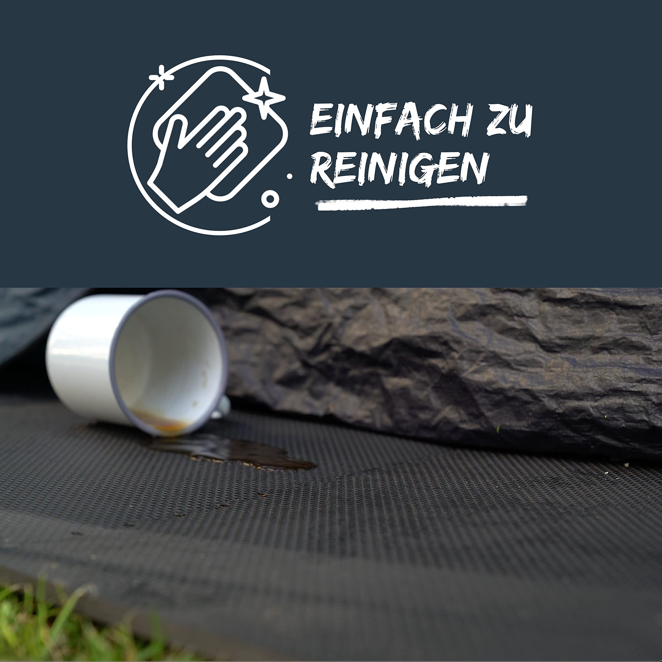 bonsport Zeltboden 12-60 Platten 40x40cm - Camping Zelt Boden Isolierung | Outdoor Teppich Camping Campingteppich Vorzeltteppich