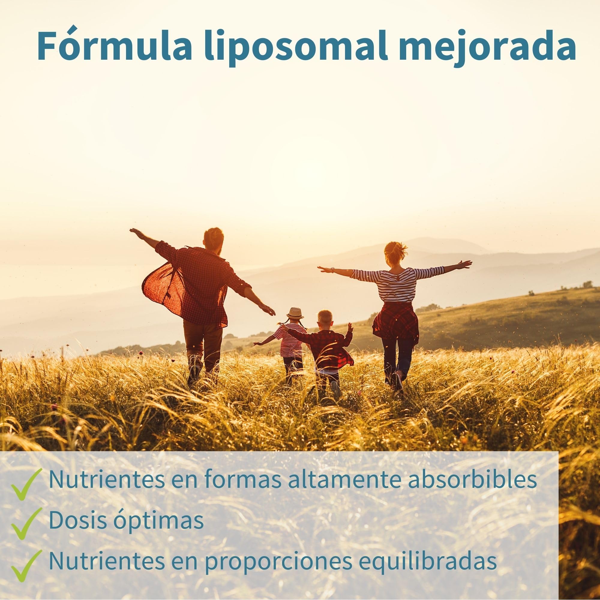 Complejo de Vitamina C Liposomal 1000mg con Zinc, Cobre y Selenio, Formato Líquido, Refuerzo Inmunológico para Adultos y Niños, Sabor a Cítricos y Vainilla, 30 Dosis de Igennus
