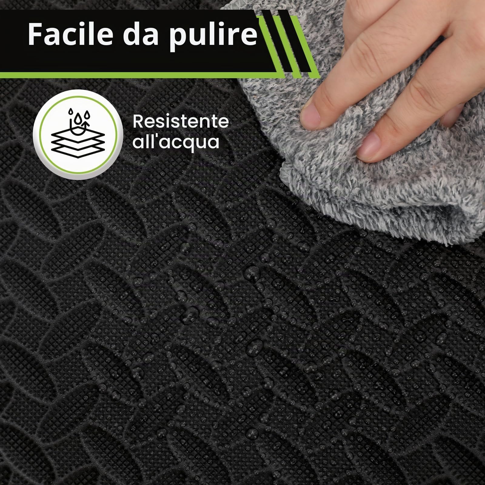 Pavimento Gommato Palestra In Eva- 30cm X 30cm X 10mm 24 Pz 2,16 M² | Tappeto Palestra Puzzle, Tappetino Palestra Antiscivolo,tatami Palestra | Facile Da Pulire E Resistente