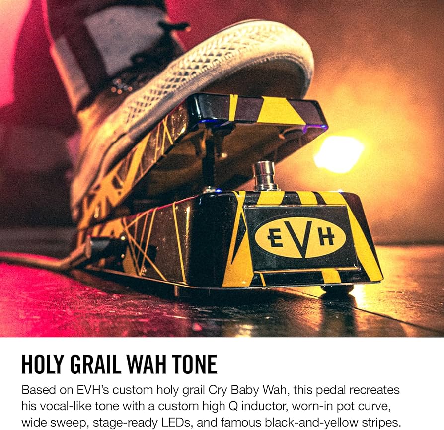 ギター Jim Dunlop EVH Signature Wah Wah Amazon.com: Jim Dunlop Cry Baby EVH Wah : Musical Instruments