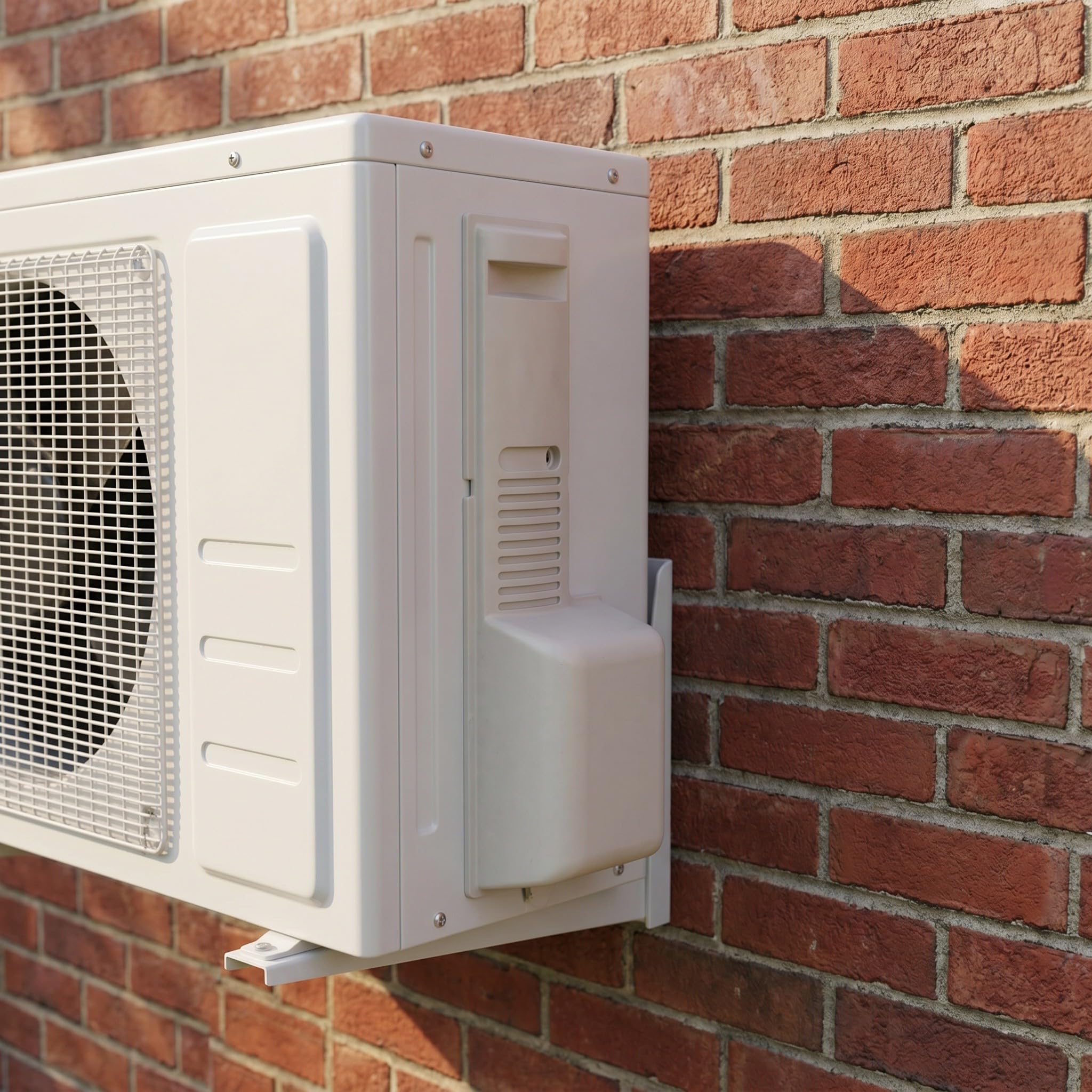 UPKOCH Tapa del receptáculo Exterior Protector Acondicionado ABS Blanco con asa para Bloque de terminales y cableado Exterior en azoteas