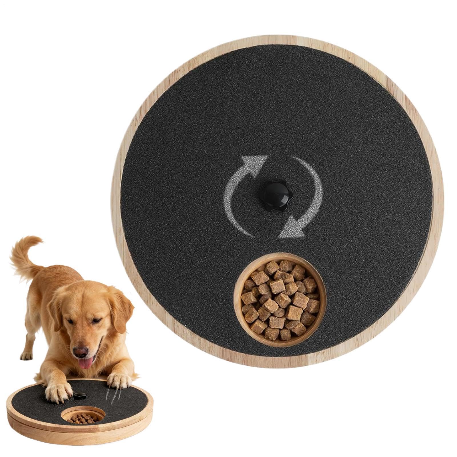 Tagliaunghie per Cani a Rotazione Gadget in legno per arricchimento | Tavoletta per graffi unghie per pet per Cuccioli Cani Piccoli Medie Balcone Giardino Salotto Camera da