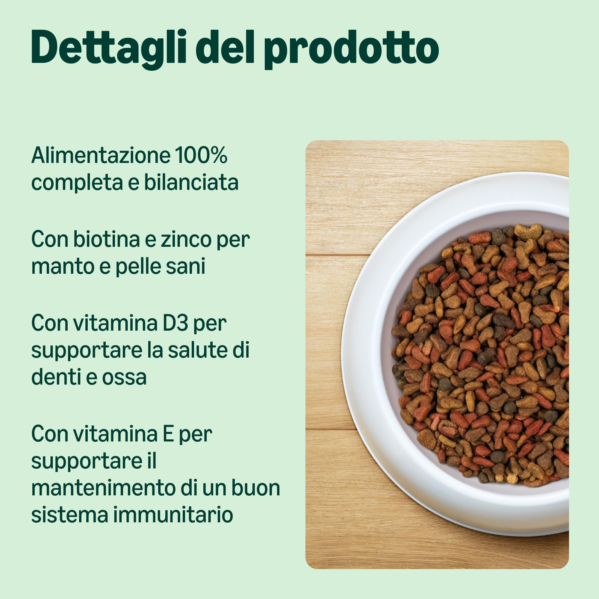 by Amazon - Alimento secco completo per gatti adulti con pollo, tacchino e verdure, 1 confezione da 3 kg