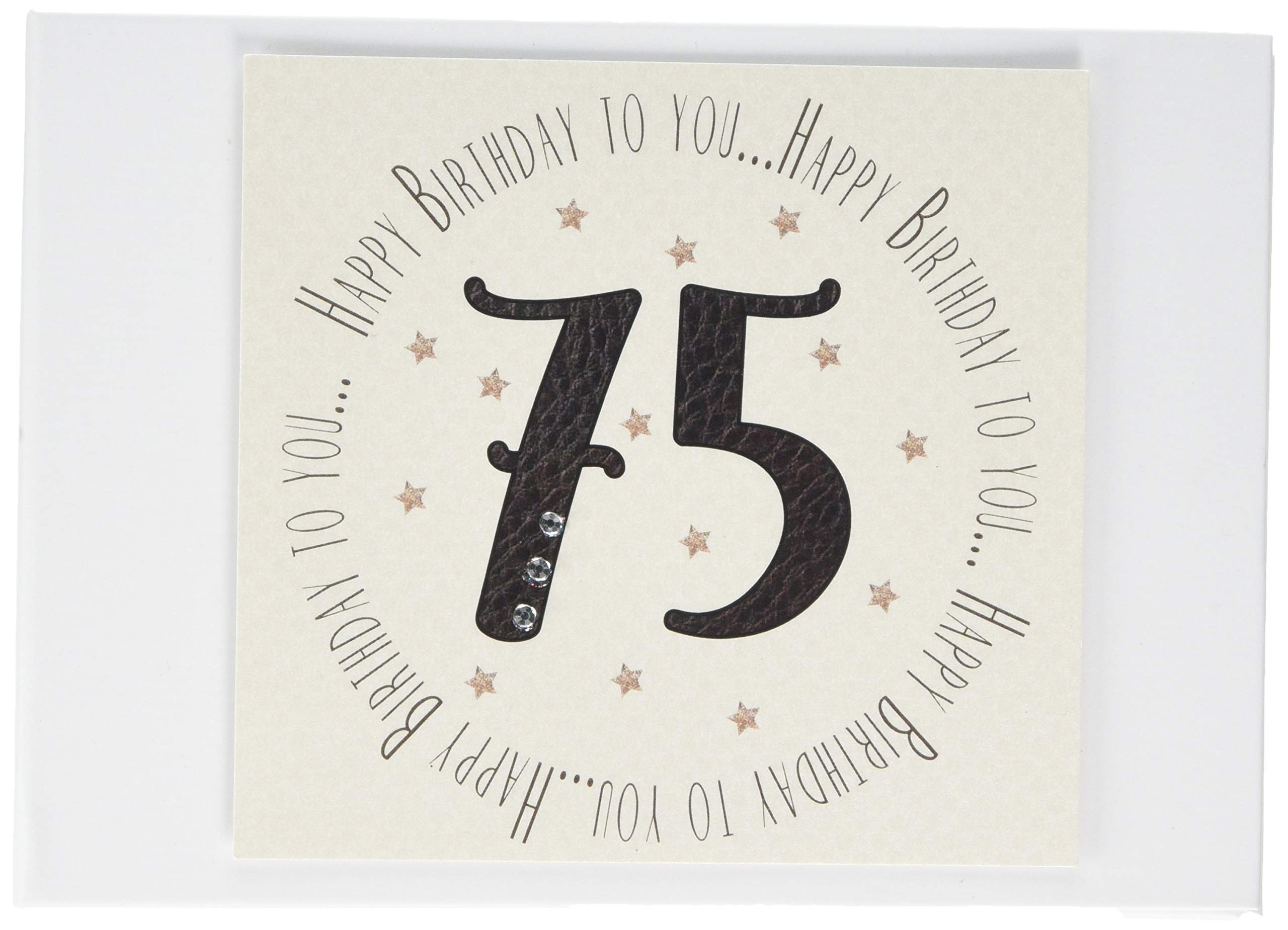 Amazon.com: White Cotton Cards 75th Birthday Memories Photo Album