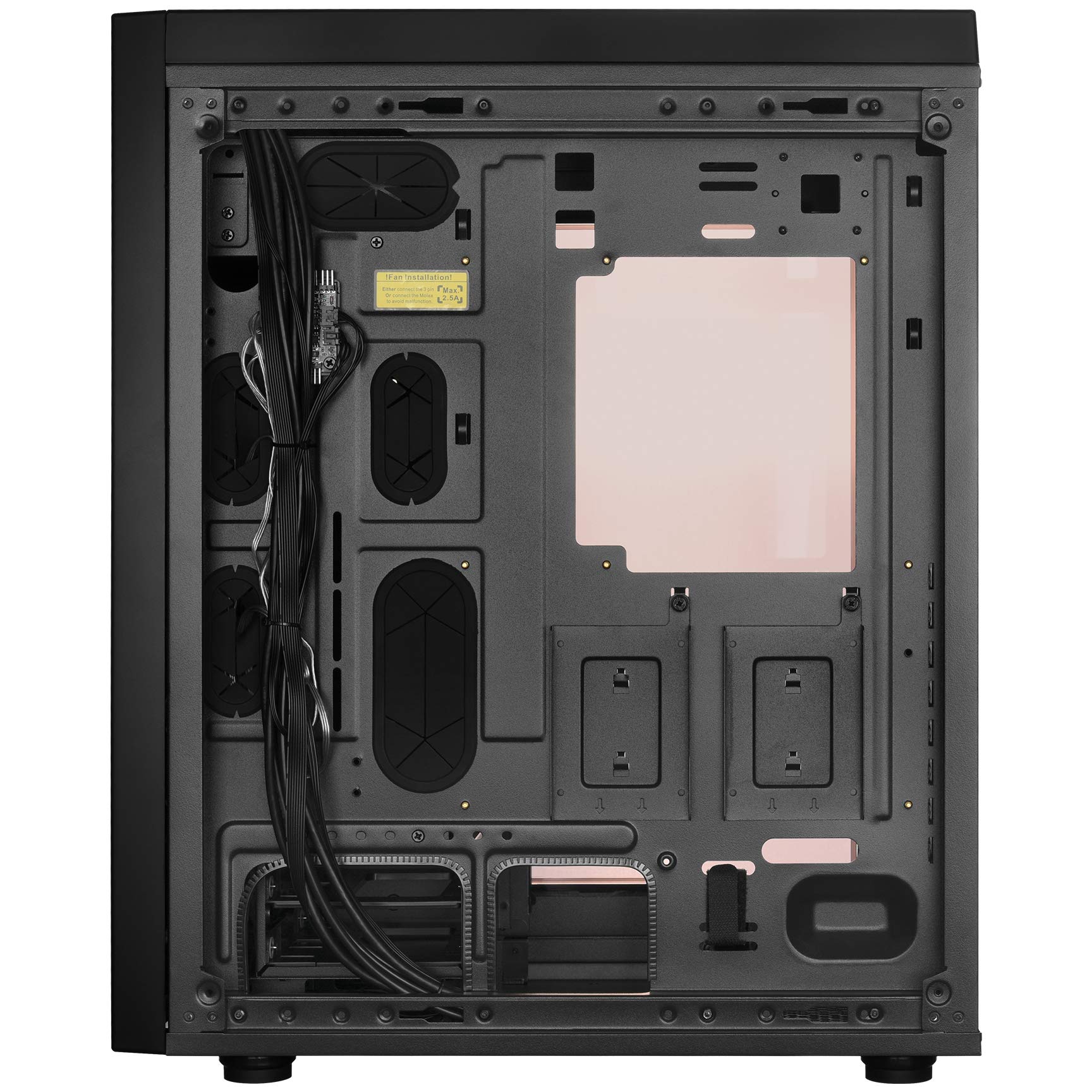 Rosewill ATX Full Tower Gaming PC Computer Case with Blue LED Fans