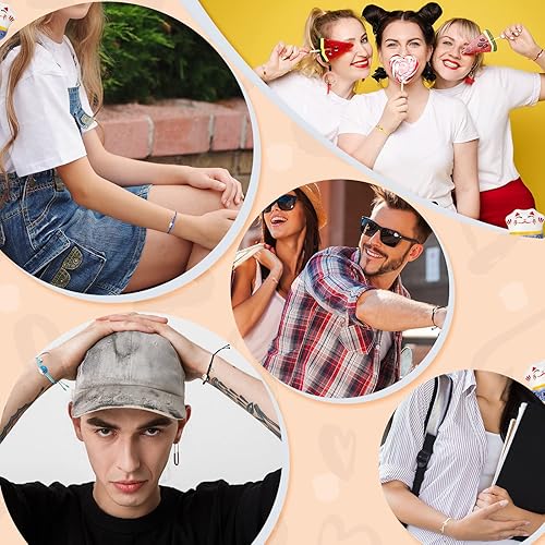 Miniatura 5 de Kigeli 12 pulseras de gato de la suerte, pulsera de Maneki Neko, ajustable, cuerda de la fortuna, Feng Shui, pulsera de cuentas de cerámica de gato