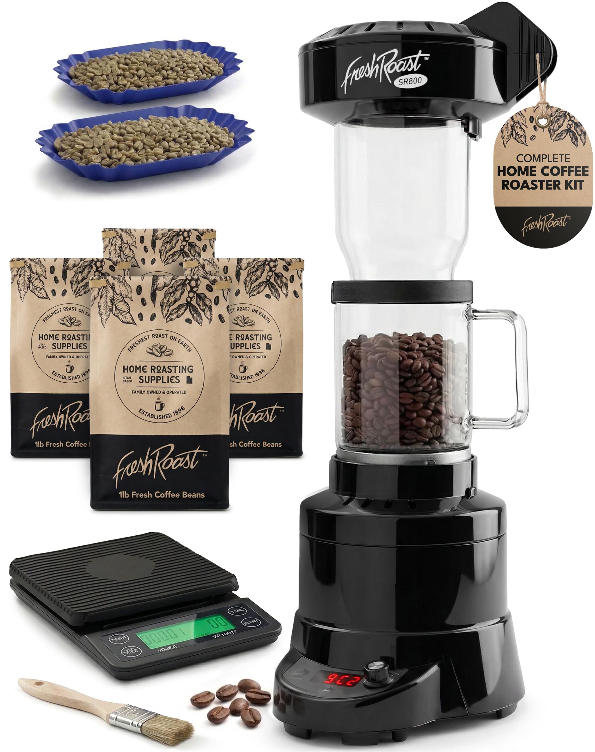 Amazon.com: Fresh Roast SR800 Coffee Roaster Bundle with Glass