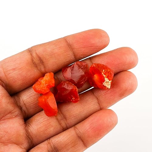 Miniatura 4 de CRYSTALINE 5pcs AAA Natural Raw Mexican Fire Opal Gemstones Rough Wholesale Loose Bulk Jewelry Making Supply, Chakra & Healing Energy Crystals