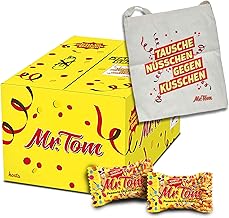 Mr Tom Minis 150 x 14g (2.1kg) Roasted Peanuts with Caramel Individually Packed