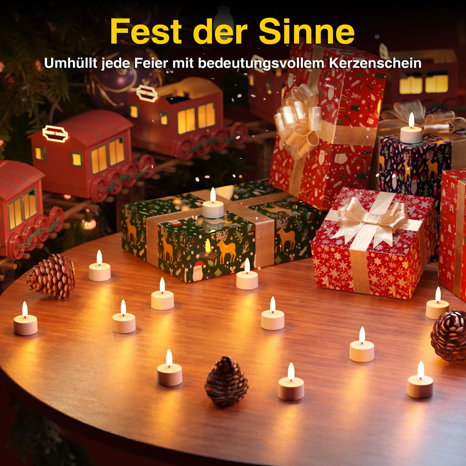 Set di 12 lumini a LED ricaricabili senza fiamma con stazione di ricarica, con telecomando e timer per matrimoni, Natale, Halloween, anniversari e decorazioni per la casa