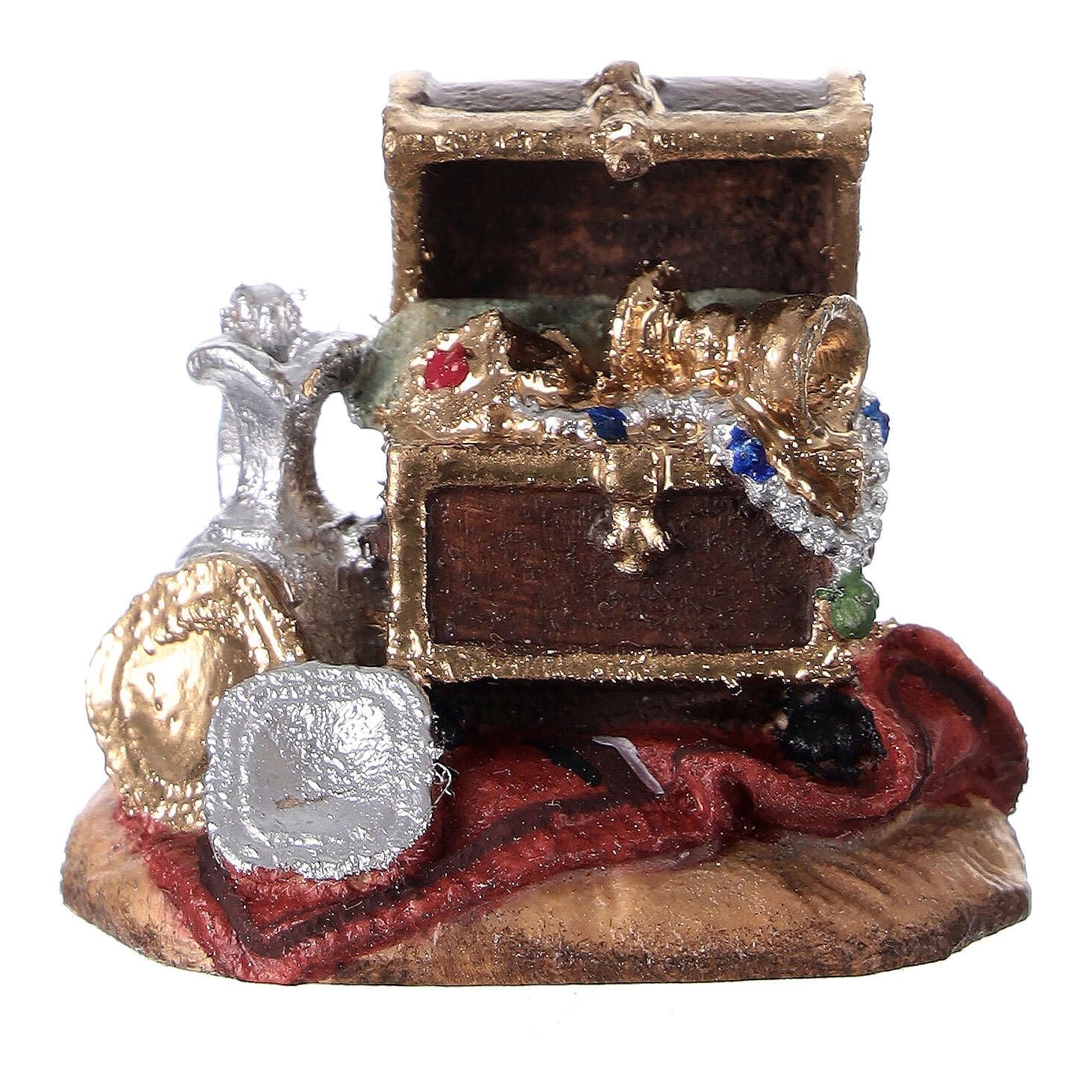 Holyart Gifts of the Wise Men Nativity Scene Heimatland 9.5 cm Val Gardena