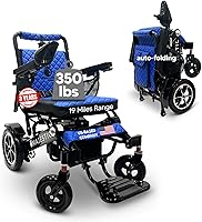 Vista 45 de Majestic - Sillas de ruedas eléctricas para adultos, capacidad de 350 libras, alcance de hasta 13 millas, con base en EE. UU., silla de ruedas