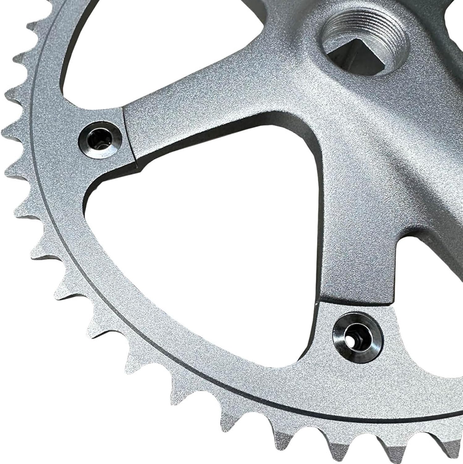 Skeace-自転車クランクセット,固定ギア,144 bcd 48tチェーンホイール,シングルアルミニウム,ロードバイク用 - AliExpress  18 165 ミリメートル 48T クランクセットシングルスピードと 9/10/11 スピードバイクマウンテンロードアルミ合金自転車セット