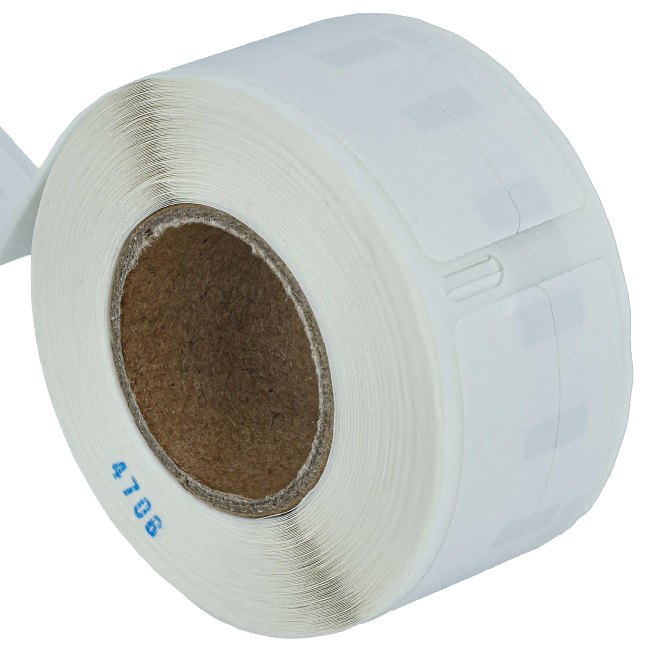 vhbw 50x rotolo etichette 12mm x 50mm (220 etichette) sostituisce Dymo 99017 per etichettatrice bianco