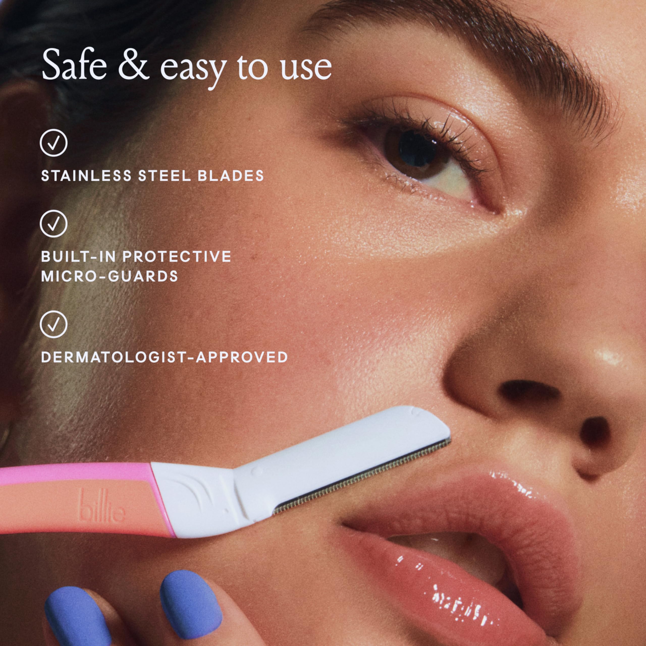 Billie Dermaplane Razor Refills - 3 Blades -5