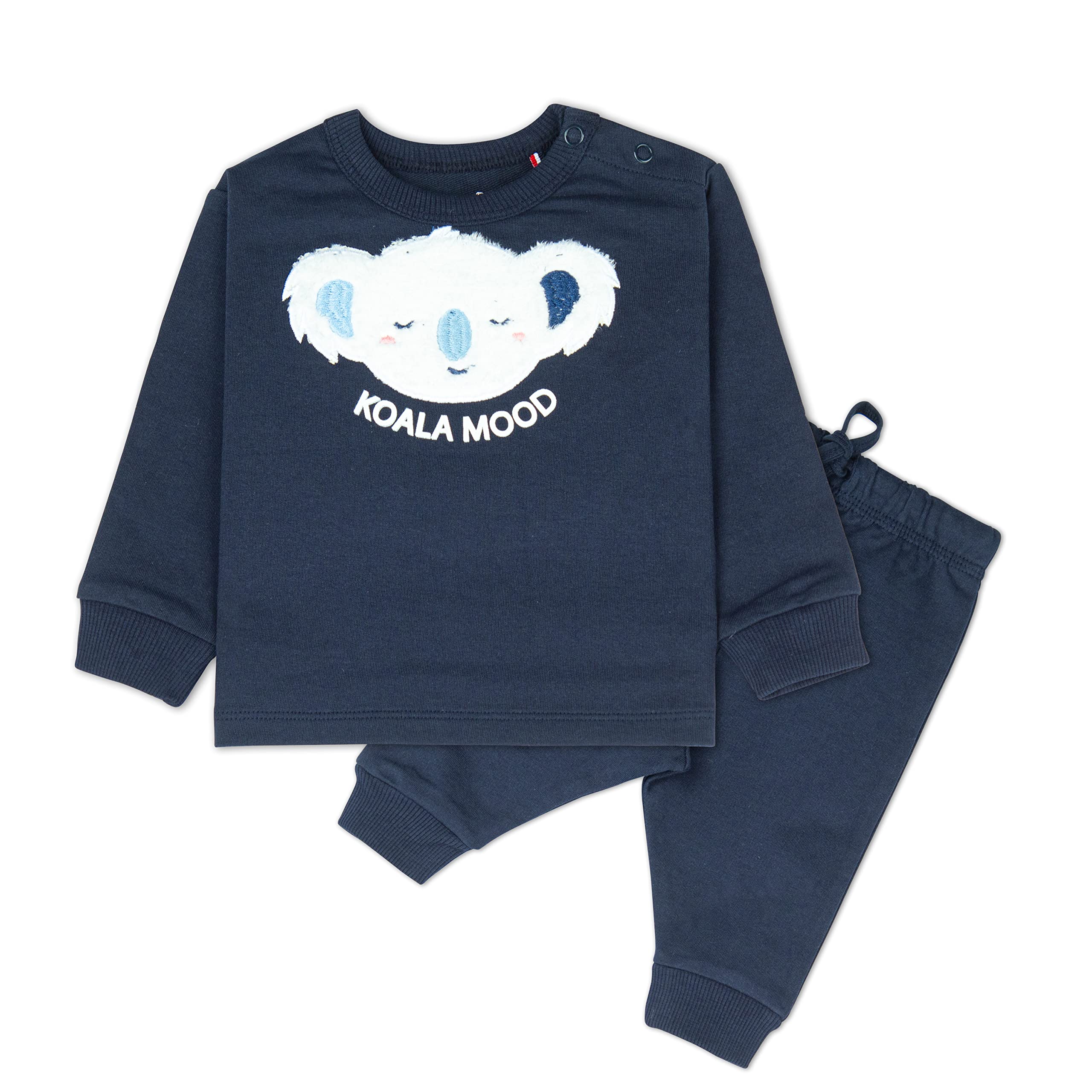 Real BasicsUnisex Cotton Fleece Full Sleeve Track Suit for Boys & Girls