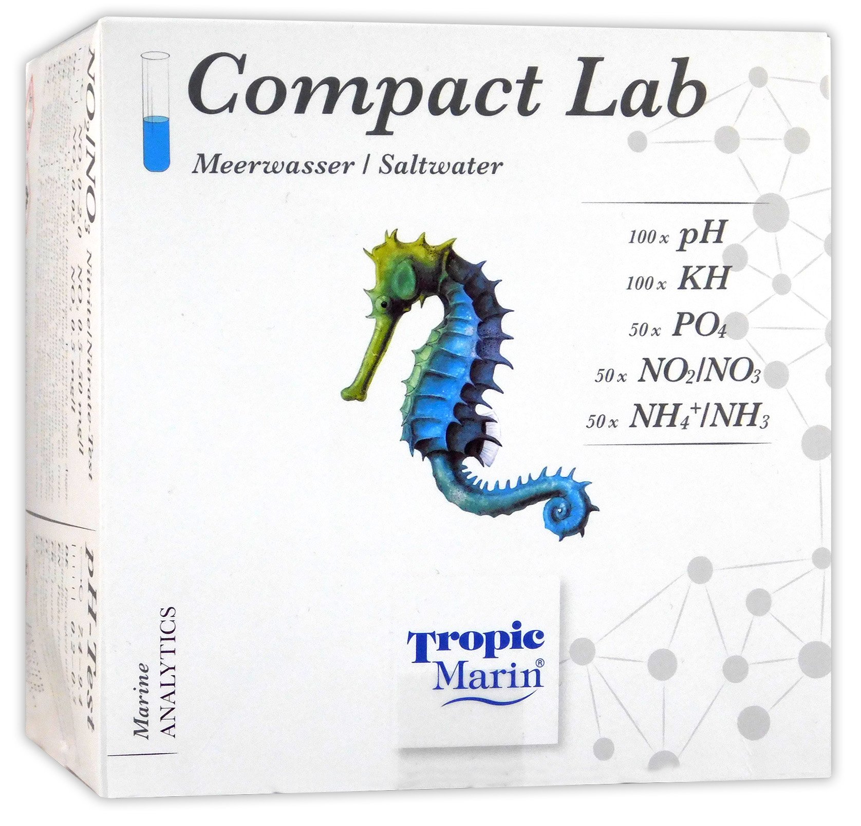 Tropic Marin Compact Lab Meerwasser pH, KH, PO4, NO2/NO3, NH4/NH3, (Nachfolger vom Expert-Testset)