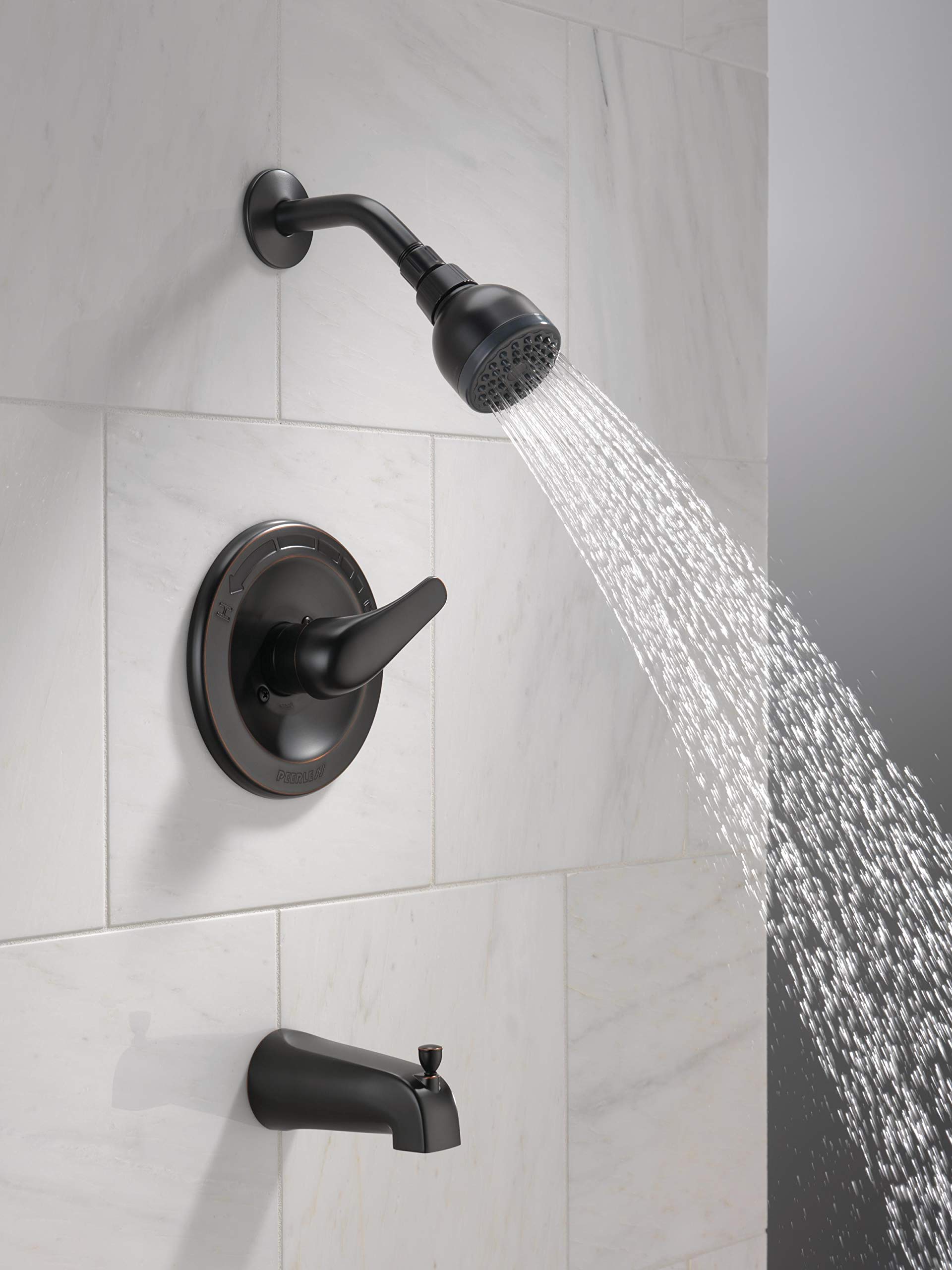 Peerless Single-Handle Tub and Shower Faucet Trim Kit with Single 