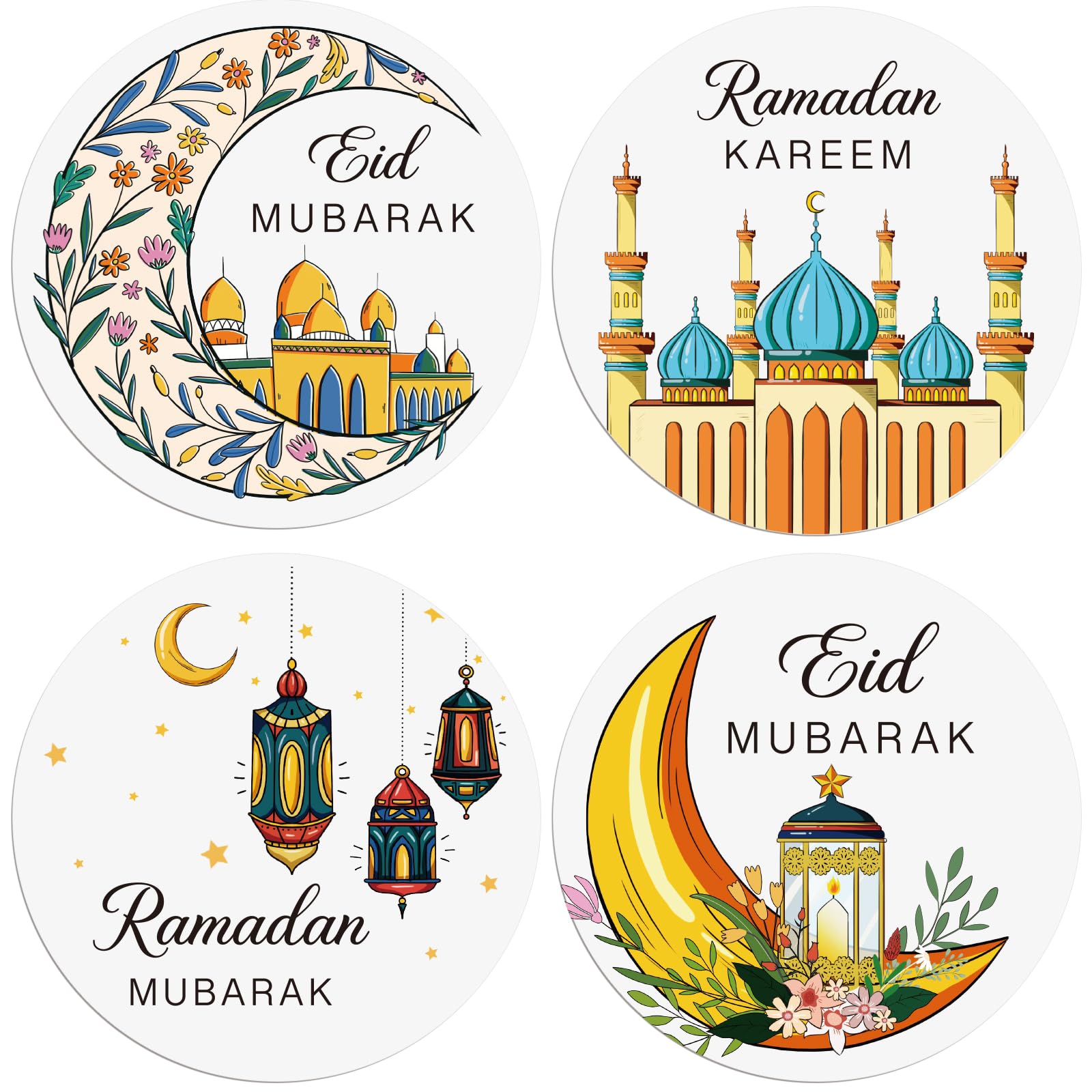 Adesivi EID Mubarak Decorazione Ramadan 2025 Per Regali Di Favore - Foto 10