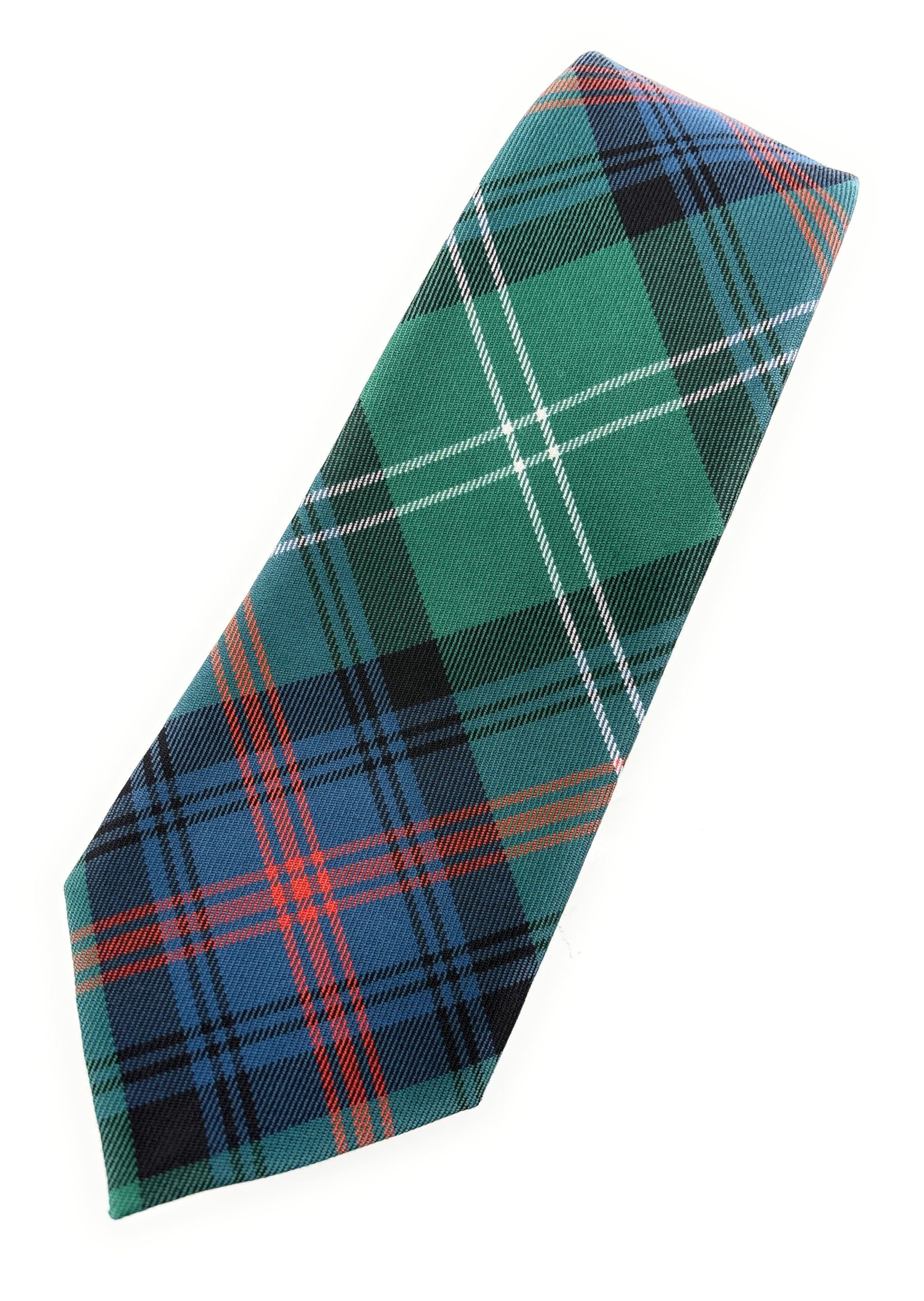 Scottish Tartan Necktie, Traditional Clan Pattern, Made in Scotland, Multiple Tartans Available (Sutherland Old Ancient)