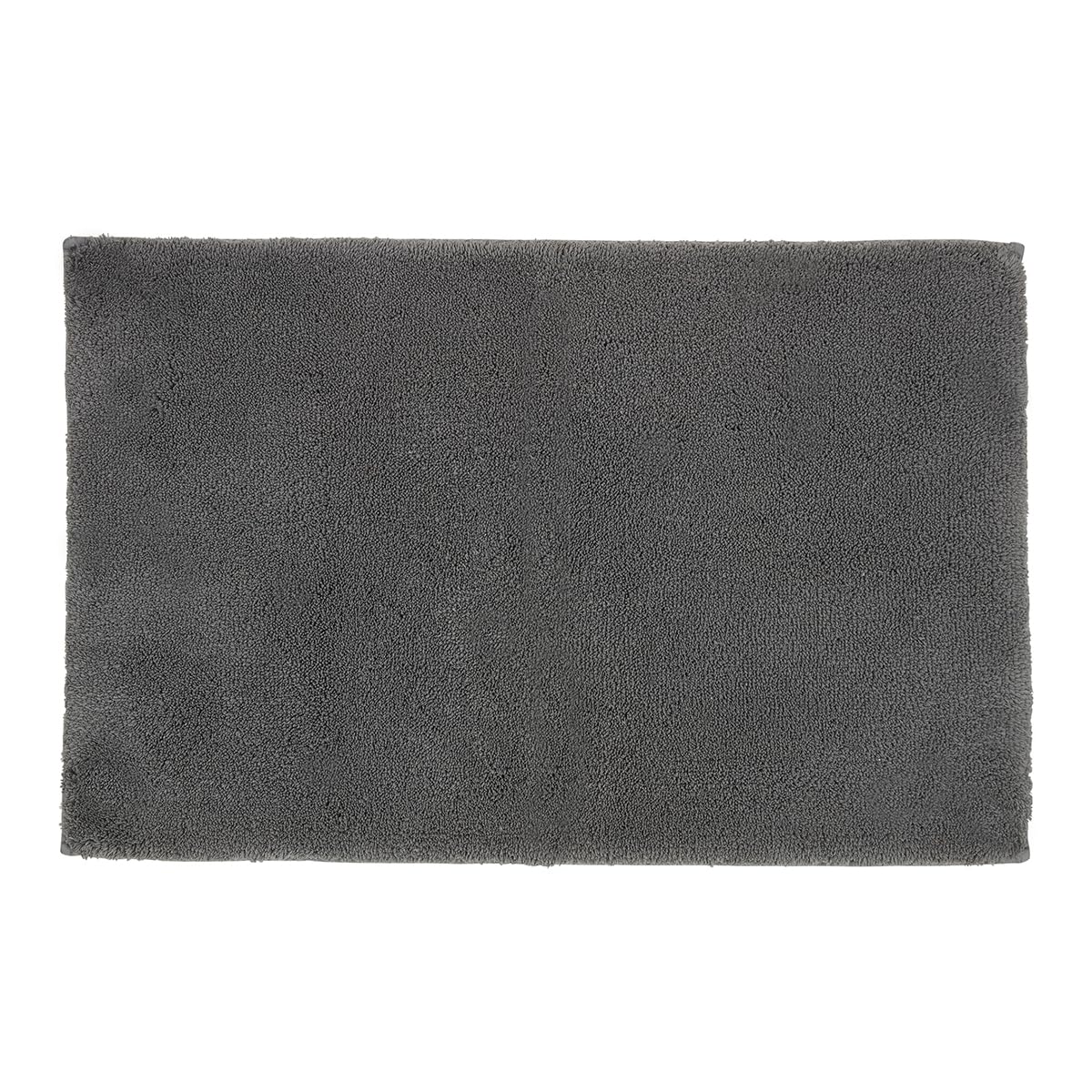 Christy Deep Pile Bath Rug | Highly Absorbent Heavyweight 2444GSM | Soft and Plush | Soft Bathroom Shower Mats | 100% Cotton | Sustainably Made | Ash Grey