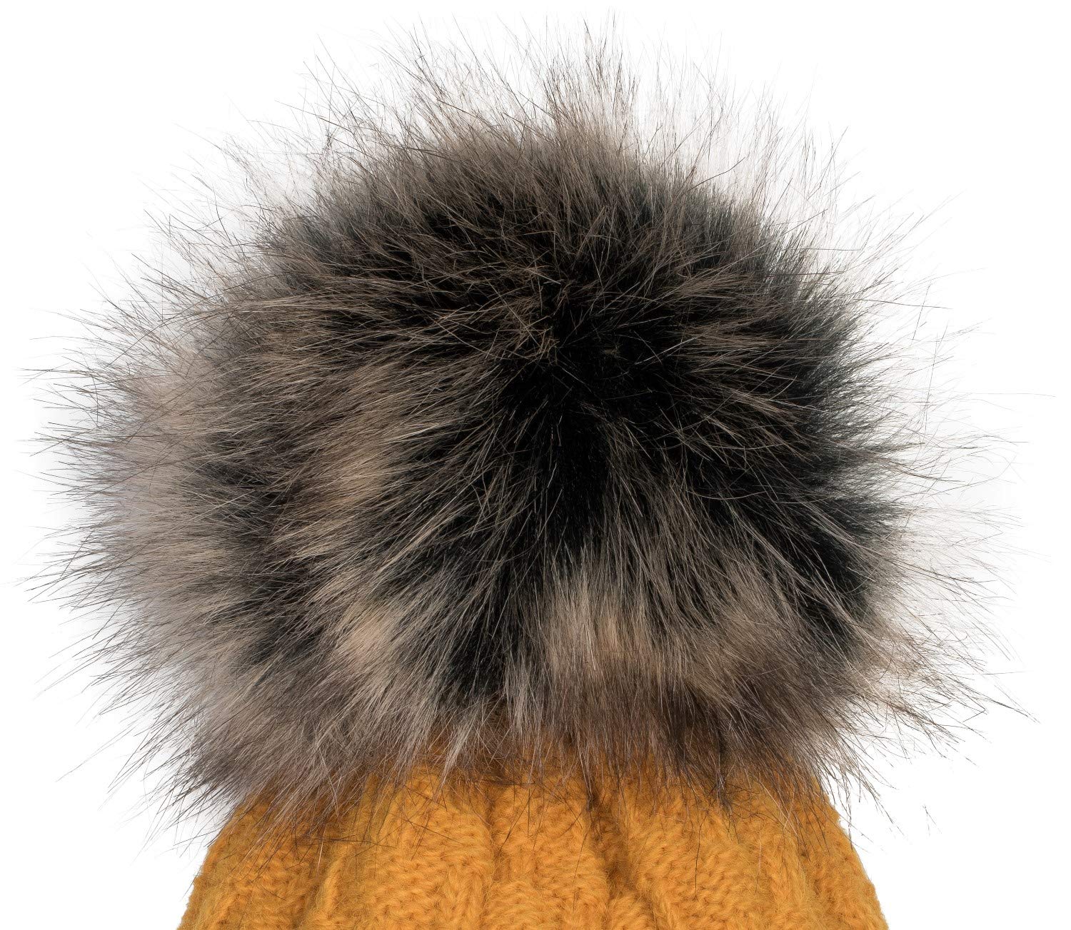 styleBREAKER Unisex Strick-Set Schal Bommelmütze Winter