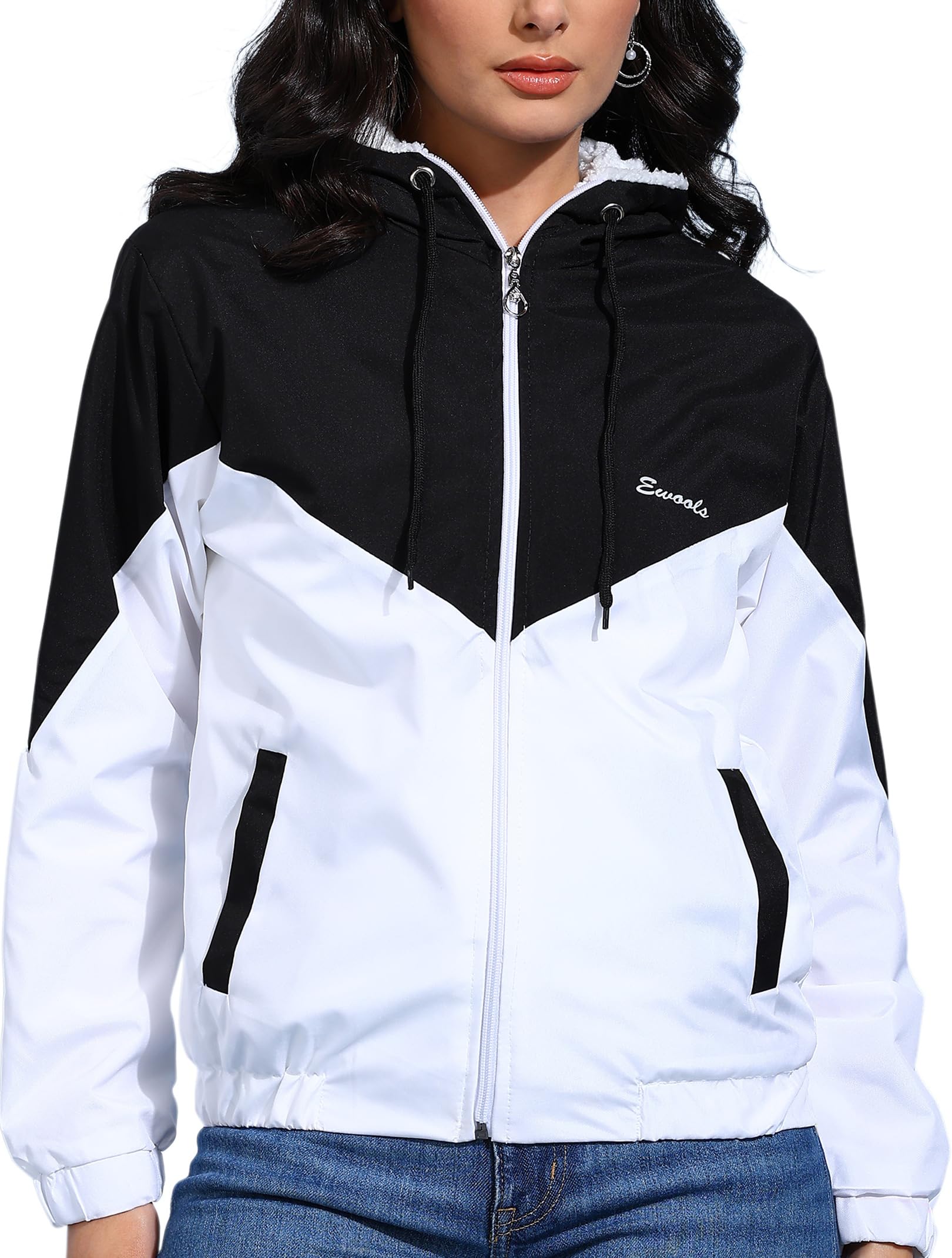 ekools Women's Winterwear Nylon Fullsleeves Jacket (Jack6)-picture-10