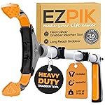 EZPIK Pro 36 Flexible Folding Grabber Tool for Elderly + Magnets, Reacher for Disabled & Seniors Heavy Duty Rotating Grippers for Reaching Underneath, Trash Grabbers & Pickers for Mobility