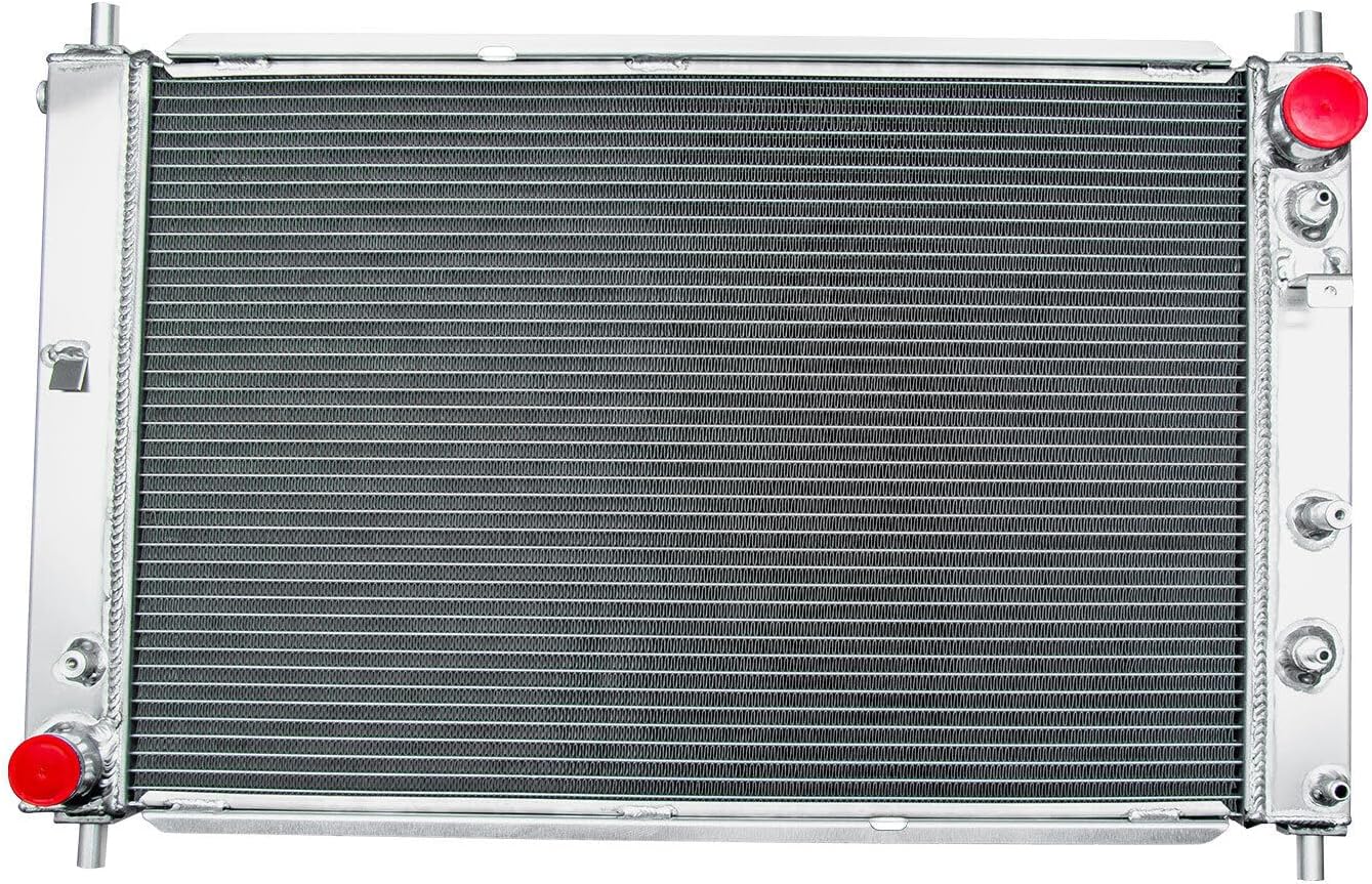 3 Row Aluminum Radiator Replacement for 1997-2004 Ford Mustang GT SVT Cobra 4.6L 5.4L V8 AT,1998 1999 2000 2001 2002 2003 2004 Ford Radiator