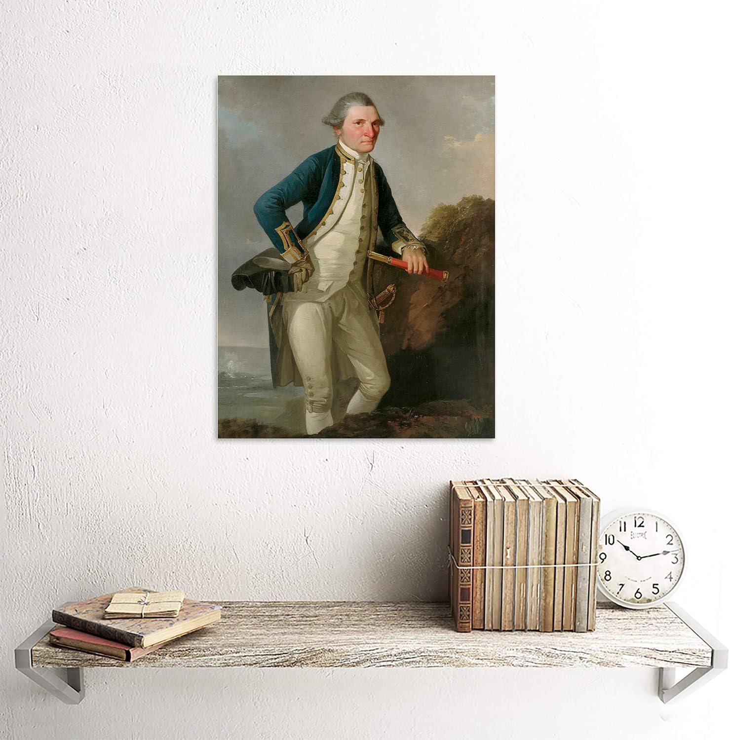 Webber Portrait Captain James Cook Unframed Wall Art Print Poster Home Decor Premium