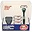 Dollar Shave Club | Travel Shave Set | 4 Swift Rinse Refill Cartridges, 1 Handle (Green), 1 Razor Cover