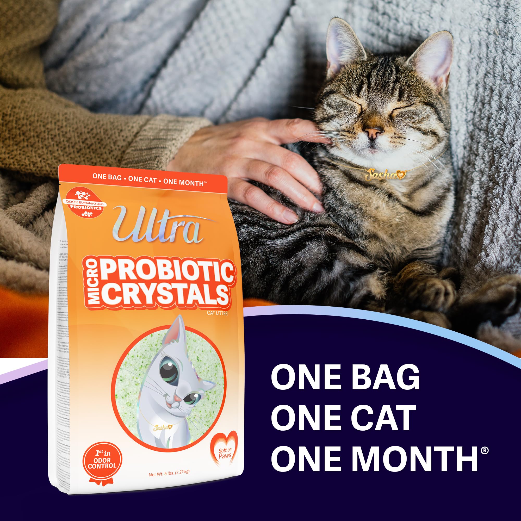 Ultra Arena para Gatos con microcristales probióticos, 5 Libras