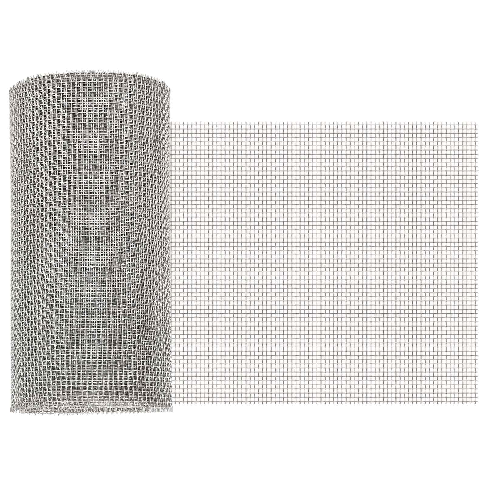 Écran en maille acier inoxydable 201 rectangulaire de 20x1000 cm pour une protection durable