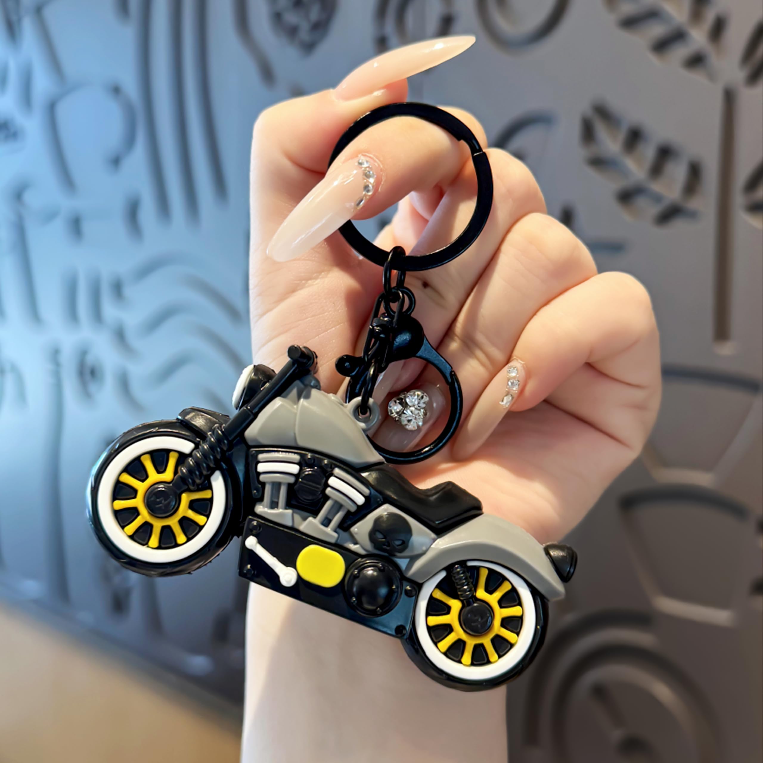Mini Bike Keychain with Miniature Motorcycle Design, Sports Bike Key Ring with Clasp, Stylish Motorbike Keychain for Car Keys, Bike Lovers & Gift Use, Bike Keychain, Car Keychain Bike Key chain-image-47
