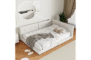 SOFTSEA Queen Size Upholstered Daybed: Rest in Style and Comfort