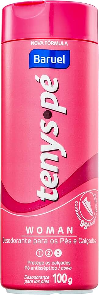 Tenys Pé Baruel Woman Pó 100g - Desodorante em pó para os pés