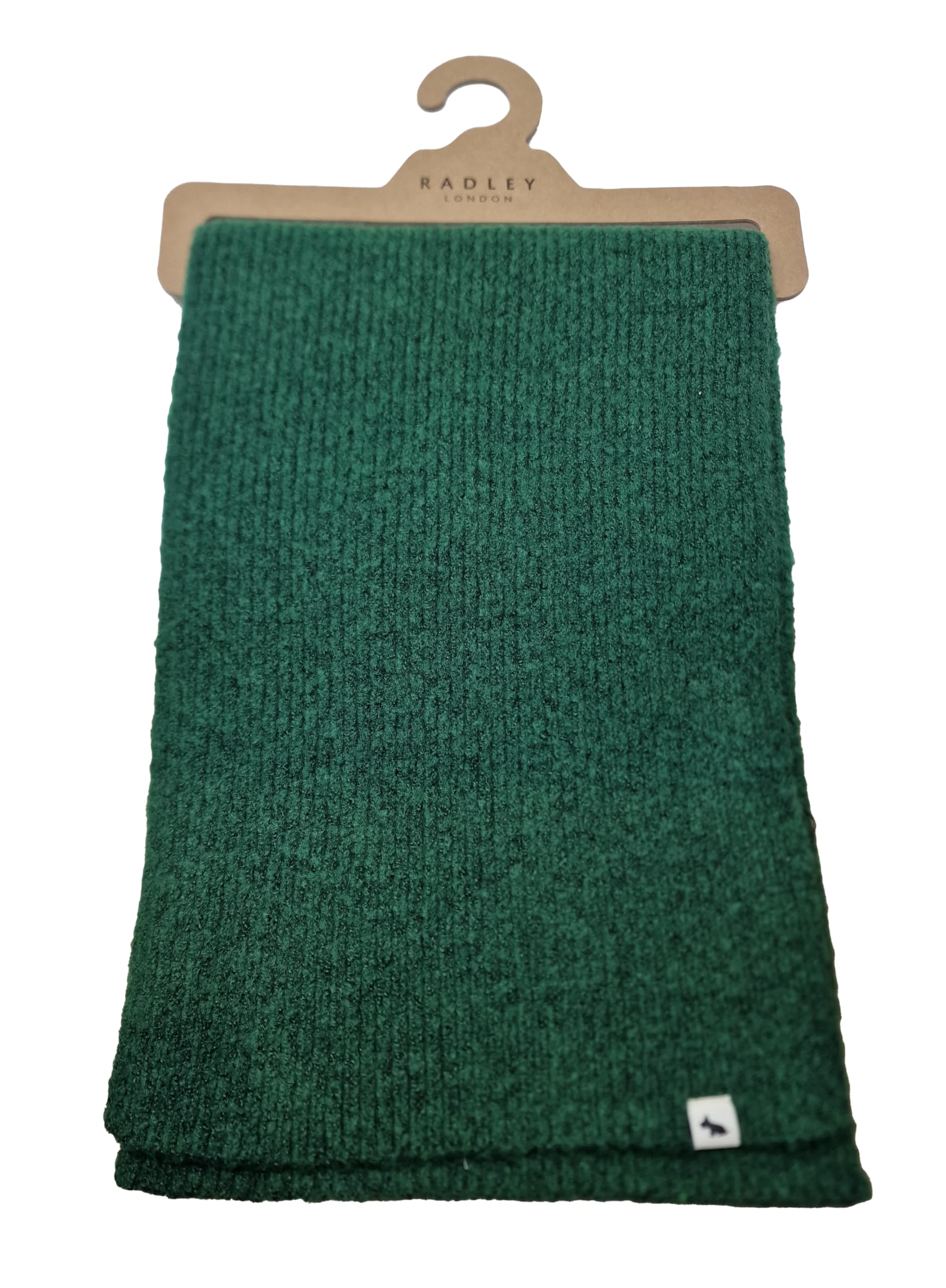 Radley Green Knitters Lane Knitted Ribbed Scarf In