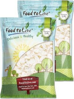 Food to Live Coconut Chips, 6 Pounds – Unsweetened Flakes, Unsulfured, Raw, Dried, Desiccated, Shaved Coco Nut Meat, Vegan, Keto, Bulk, Great for Baking. A Good Source of Fiber, Protein, Healthy Fats